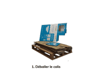 Montage Electribox Box Mobilier de collecte pour les bureaux