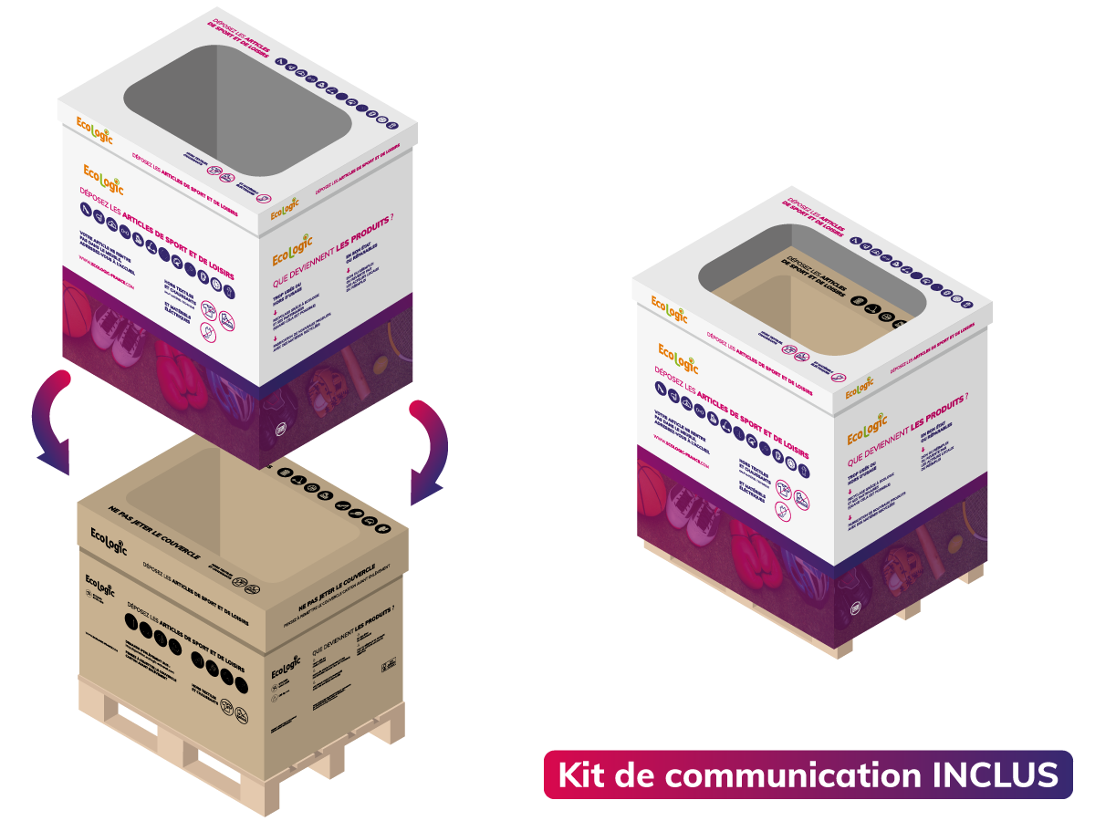 Déploiement mobilier AKILUX mobilier de collecte pour ASL