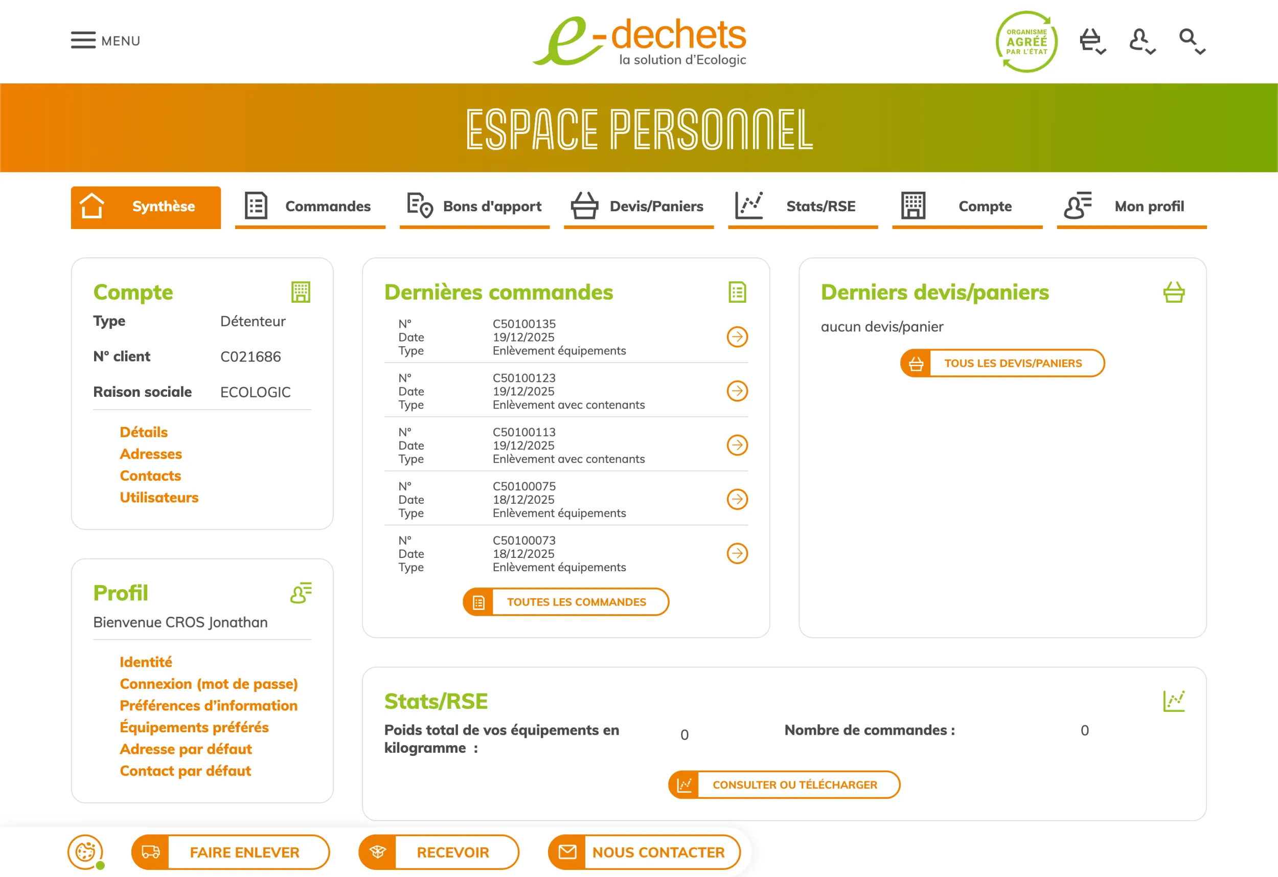 Découvrez les fonctionnalités de e-dechets